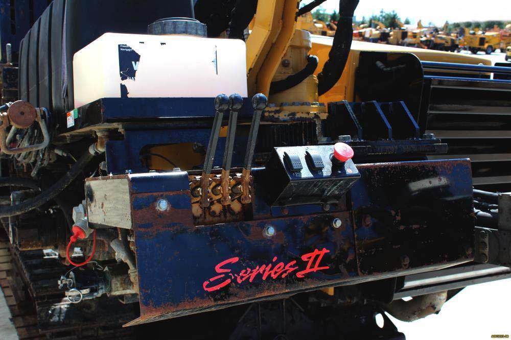 Used 2008 Vermeer D36X50II Navigator with 140 hp. John Deere Diesel Engine. Machine features 36,000 lbs. of thrust and pullback, 4995 ft. lbs. of torque, 50 GPM FMC Water Pump at 850 psi. 500' of use...