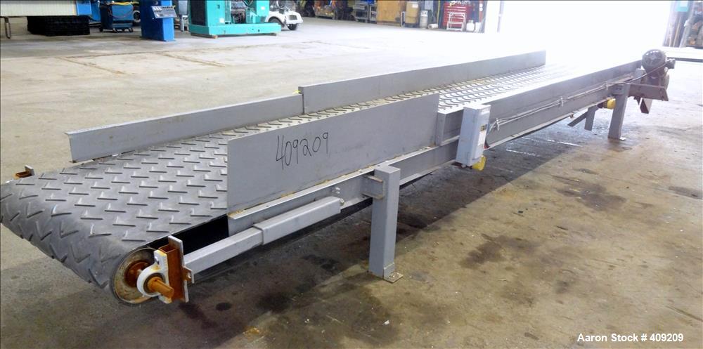 Used Belt Conveyor. Approximate 41-1/2" wide x 260" long.