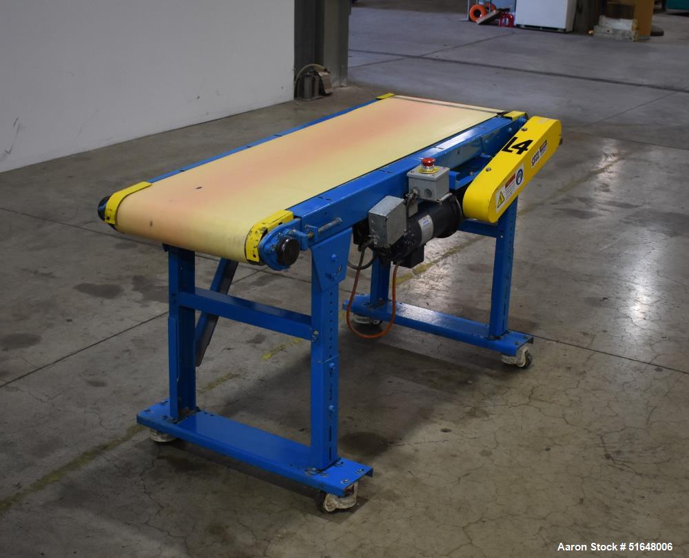 Industrial Belt Conveyor - 17” Wide, 1750 RPM Leeson DC Motor, Carbon Steel Frame