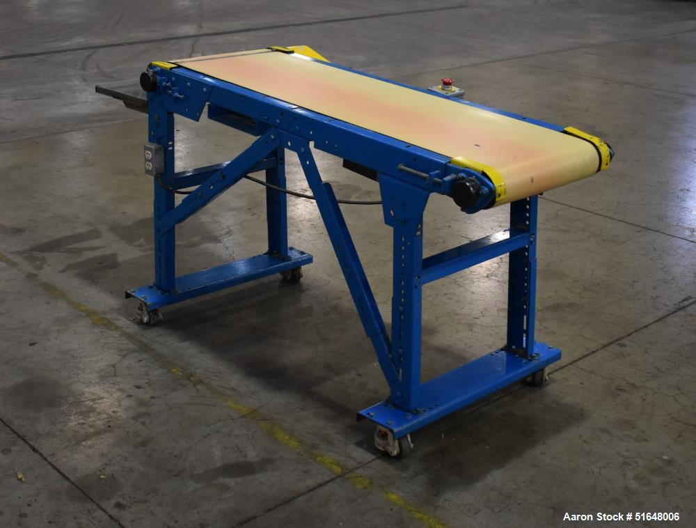 Industrial Belt Conveyor - 17” Wide, 1750 RPM Leeson DC Motor, Carbon Steel Frame