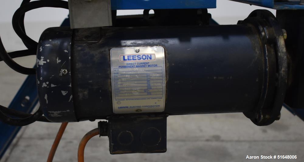 Industrial Belt Conveyor - 17” Wide, 1750 RPM Leeson DC Motor, Carbon Steel Frame