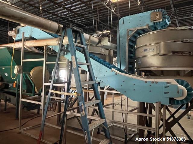 Used Dynamic Conveyor Corp DynaClean Sanitary Vertical Incline Conveyor