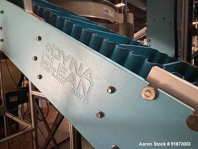 Used Dynamic Conveyor Corp DynaClean Sanitary Vertical Incline Conveyor