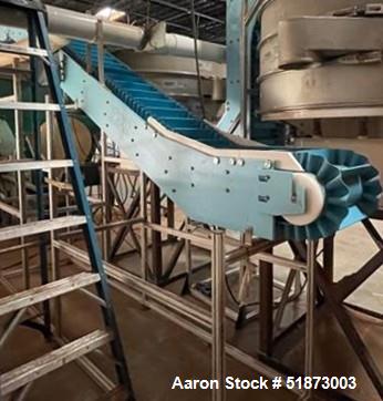 Used-Dynamic Conveyor Corp DynaClean Sanitary Vertical Incline Conveyor