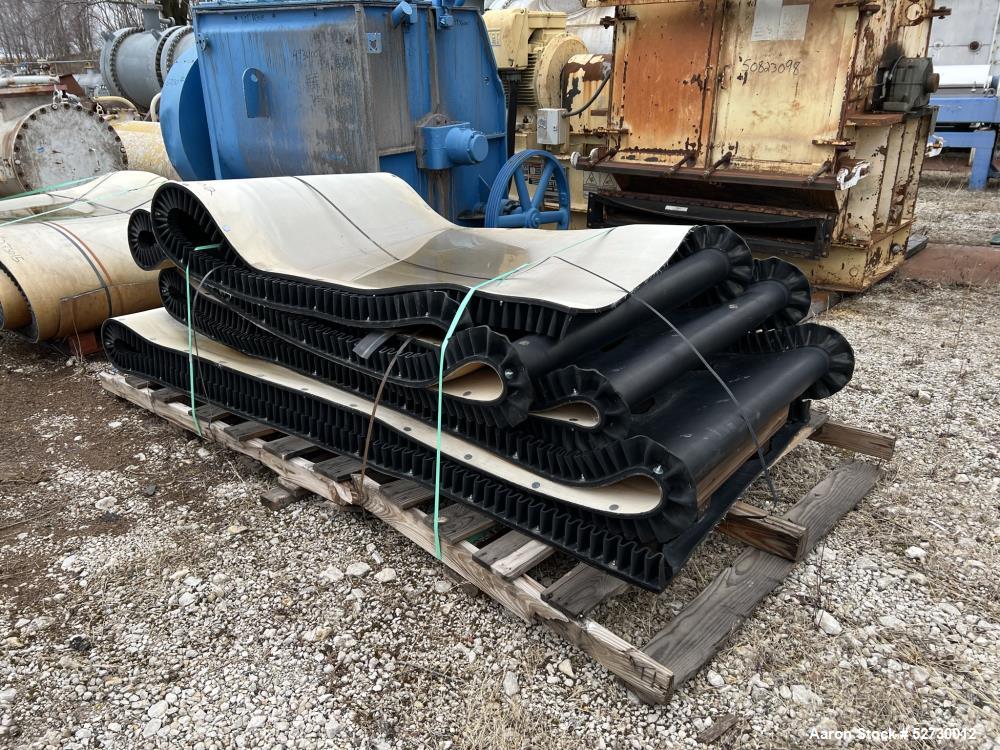 Used- Wirtz Mfg Co. Battery Recycling Systems Belt Conveyor. Approximate 310" long x 44" wide. Driven by a 1-1/2hp, 3/60/230...