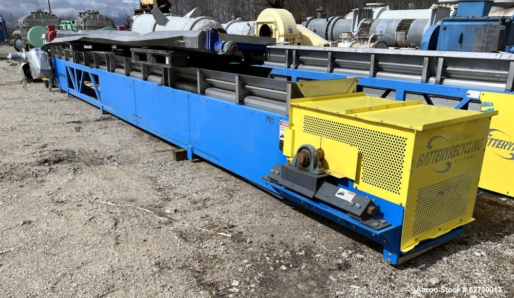 Wirtz Mfg Battery Recycling Systems Belt Conveyor