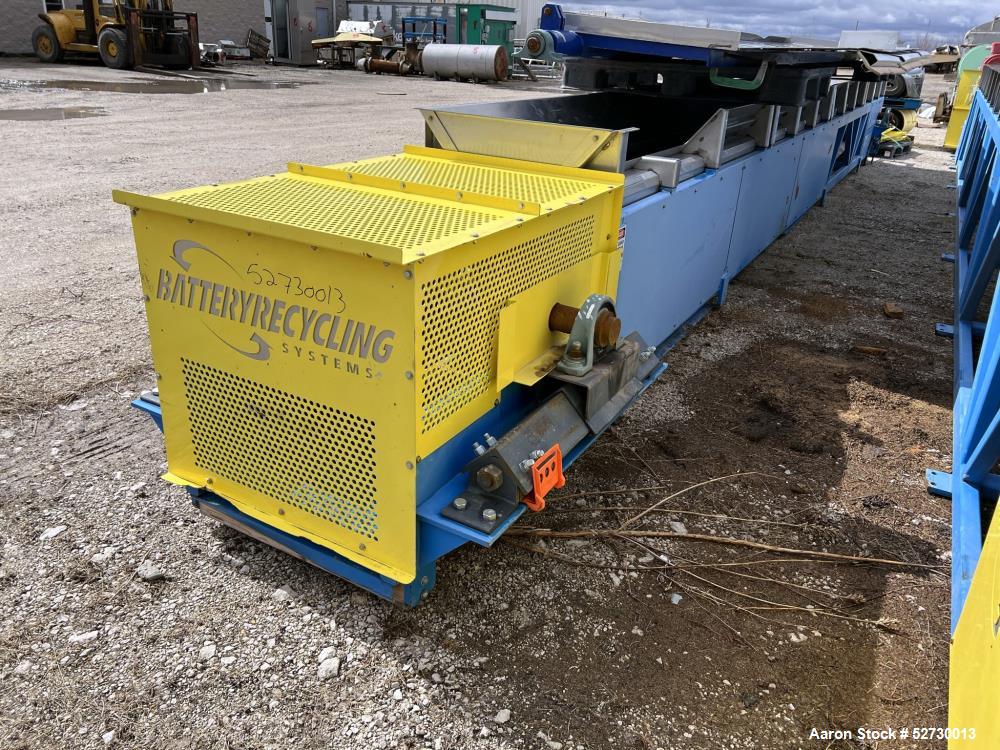 Wirtz Mfg Battery Recycling Systems Belt Conveyor