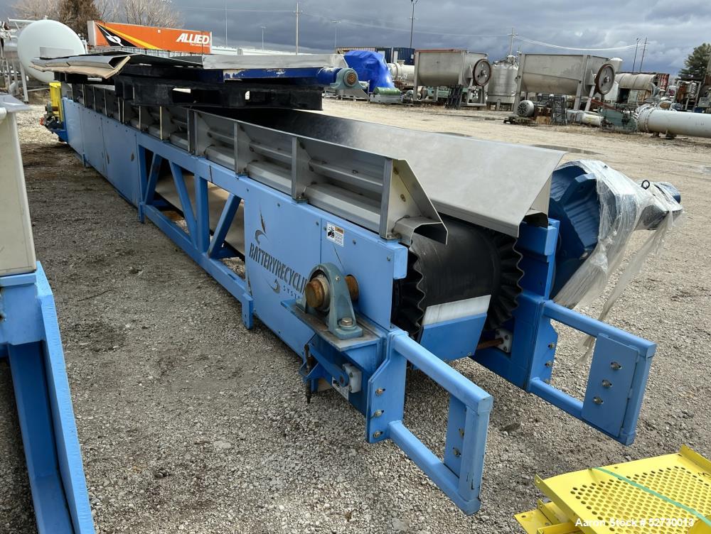 Wirtz Mfg Battery Recycling Systems Belt Conveyor