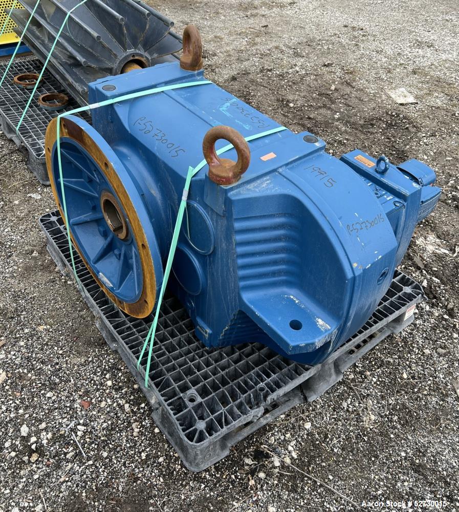 Used Wirtz Mfg Co. Belt Conveyor, Model Paste Conveyor. Approximate 310" long x 44" wide conveyor. Driven by a 1/2hp, 3/60/230/460 volt, 300 - 1800 rpm motor through a reducer. Painted carbon steel f...