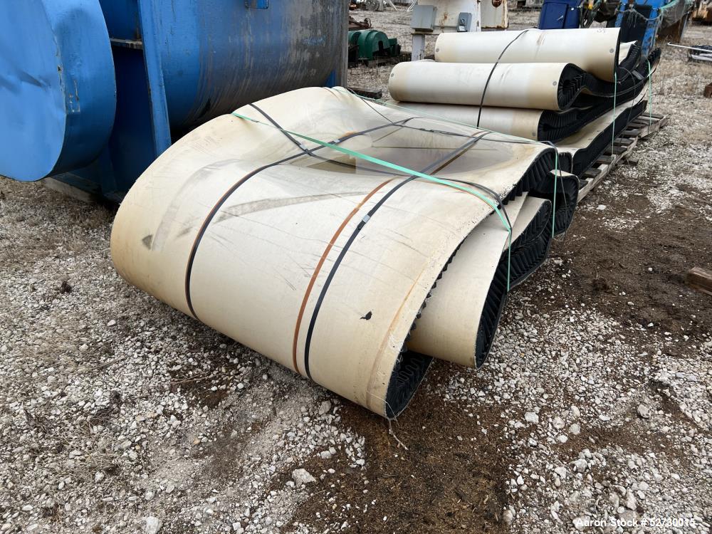 Used Wirtz Mfg Co. Belt Conveyor, Model Paste Conveyor. Approximate 310" long x 44" wide conveyor. Driven by a 1/2hp, 3/60/230/460 volt, 300 - 1800 rpm motor through a reducer. Painted carbon steel f...