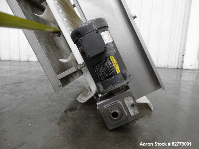 Z-Incline Belt Conveyor. 24"wide Plastic Belt.
