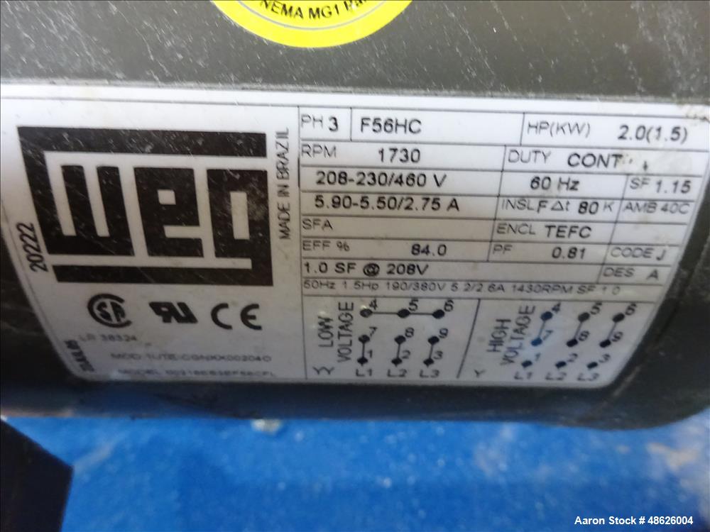 Used Endura-Veyor Slider Belt Conveyor, Model 660.