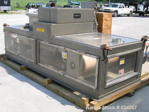 USED: Acrison weigh belt feeder, model 260WF-36, stainless steel. 36" wide belt, 7-1/2' center to center pulley dimension, 6...