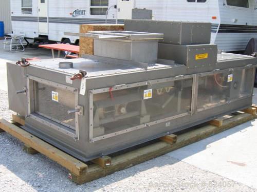 USED: Acrison weigh belt feeder, model 260WF-36, stainless steel. 36" wide belt, 7-1/2' center to center pulley dimension, 6" highside guides. Feeder housing is 50" wide x 135" long x 53" high. 18" x...