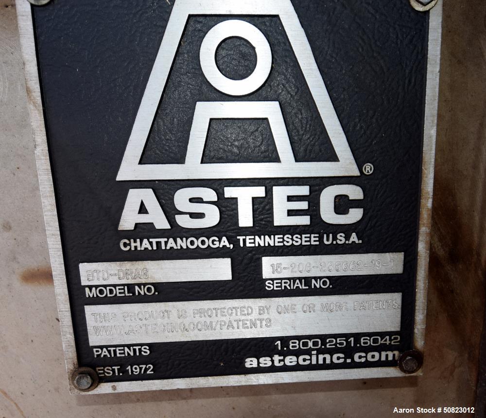 Used Astec Chip Drag Conveyor, Model BTD Drag