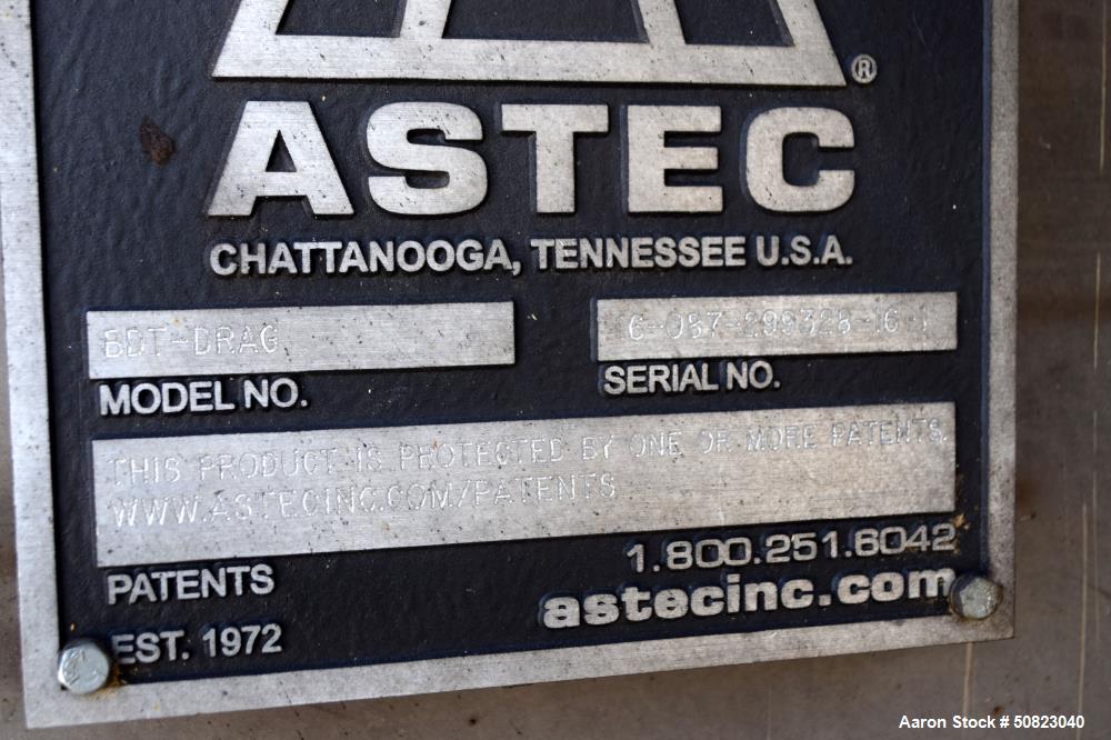 Used Astec Chip Drag Conveyor, Model BTD Drag