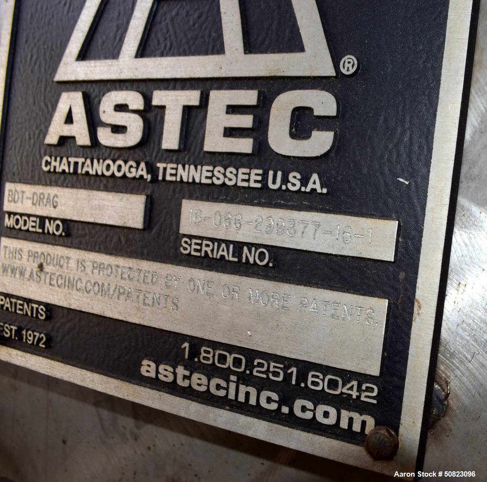 Used Astec Chip Drag Conveyor, Model BTD Drag