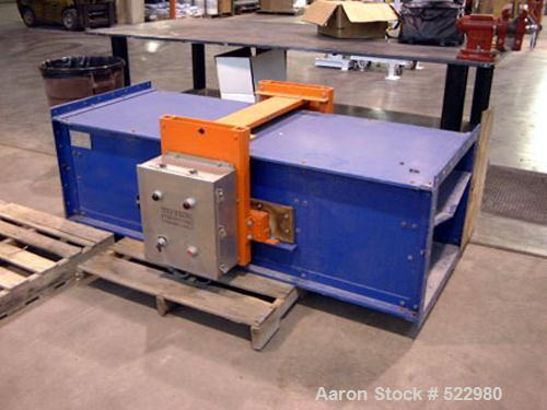 Unused-UNUSED: B. W. Sincliar model 18, 18" stainless steel belt conveyor with metal detector.  Length is 25'. Stainless steel housing slider bed design. Totally enclosed housing on the conveyor. Des...