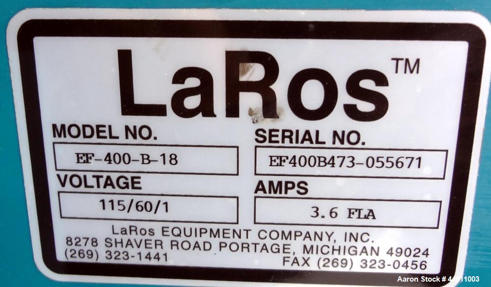 Used LaRos Equipment Finger Separator Conveyor, Model EF-400-B-18