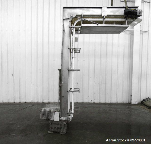 Z-Incline Belt Conveyor 27"Wide Plastic Belt.