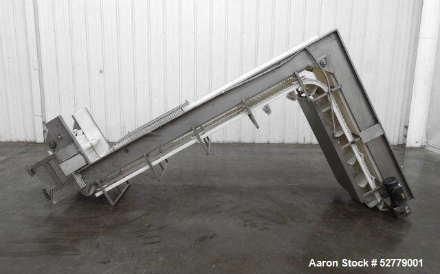 Z-Incline Belt Conveyor 27"Wide Plastic Belt.