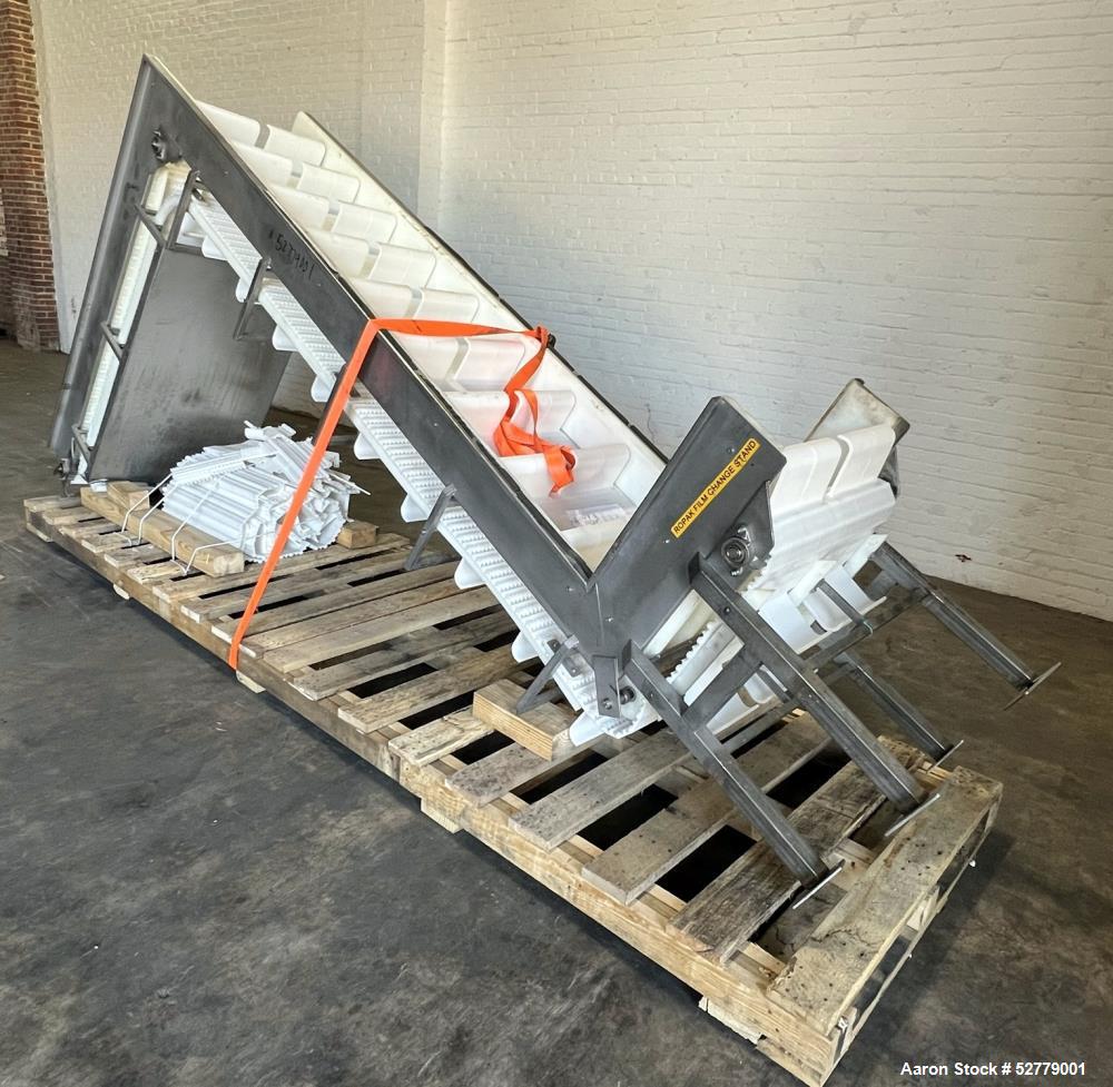 Z-Incline Belt Conveyor 27"Wide Plastic Belt.