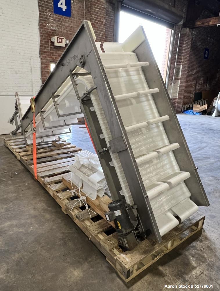 Z-Incline Belt Conveyor 27"Wide Plastic Belt.