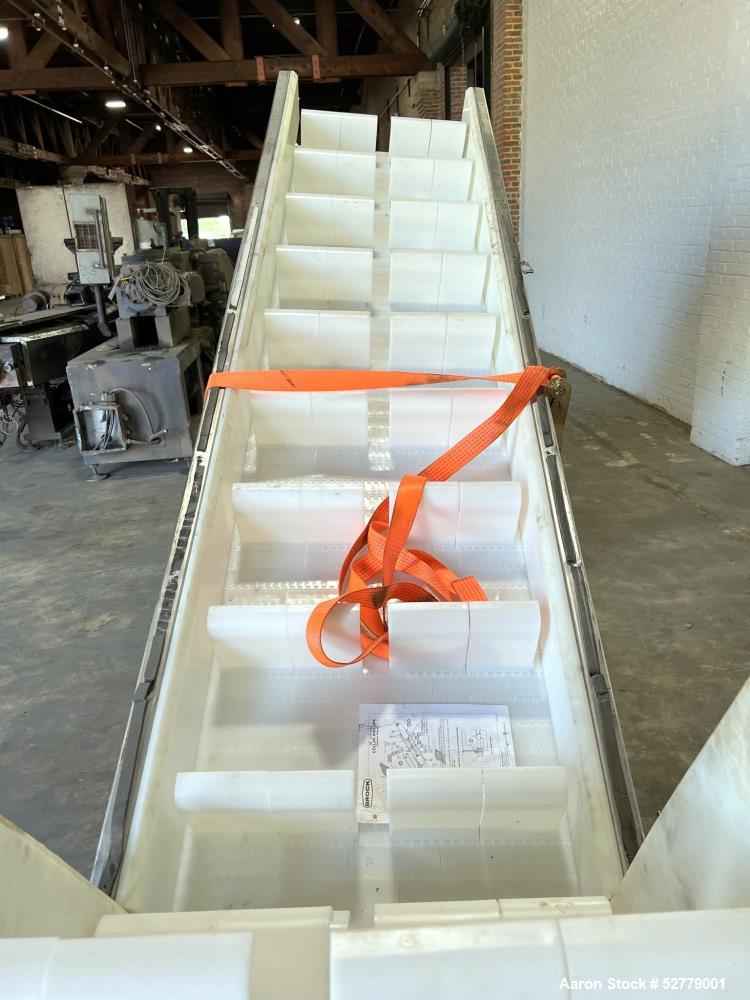 Z-Incline Belt Conveyor 27"Wide Plastic Belt.