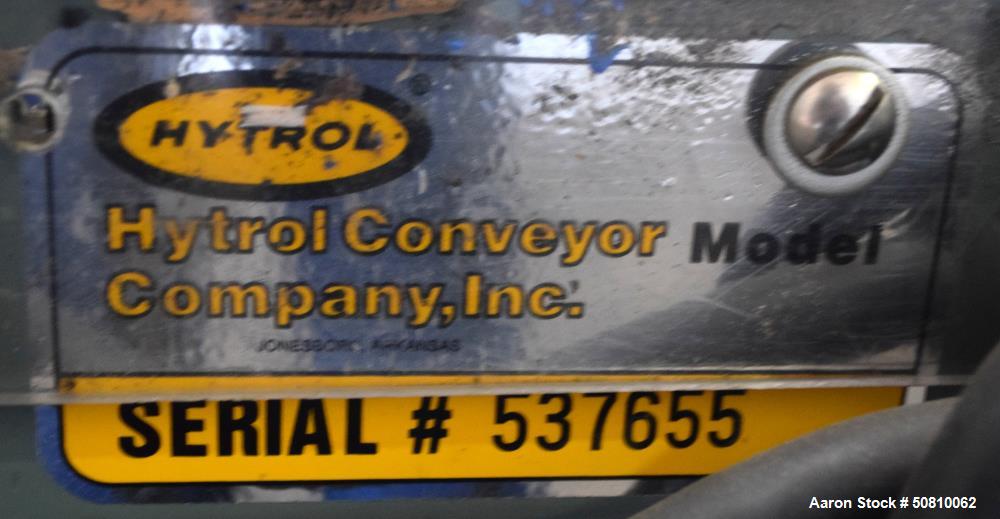 Used- Hytrol Rubber Belt Conveyor