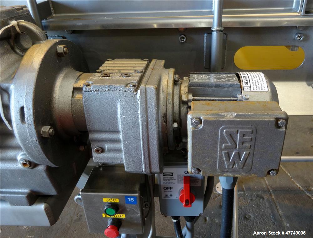 Used Marchant Schmidt Rubber Belt Conveyor.