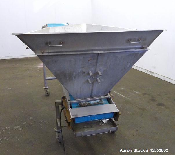Used Stainless Steel Phenix Equipment Co. Belt Conveyor