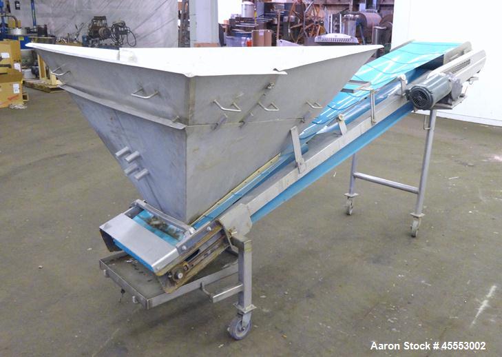 Used Stainless Steel Phenix Equipment Co. Belt Conveyor