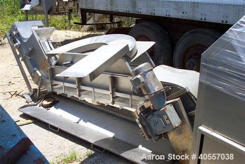 Used Stainless Steel Vertical "Z" Shaped Conveyor