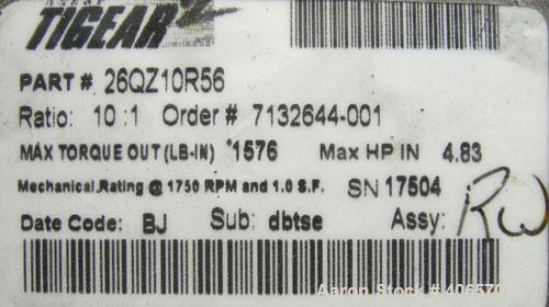 Used Inclined Belt Conveyor, 23 1/2" wide x 152" long rubber belt. Driven by a 1 hp, 3/60/208-230/460 volt, 1725 rpm gearmotor, ratio 10 to 1. Mounted on a stainless steel frame with casters, approxi...
