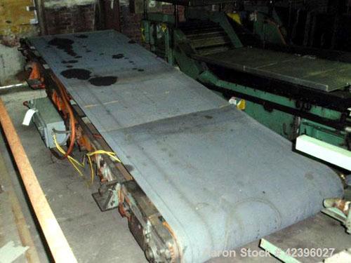 Used Belt Conveyor, Carbon Steel. 48" Wide x 13.5' long belt.