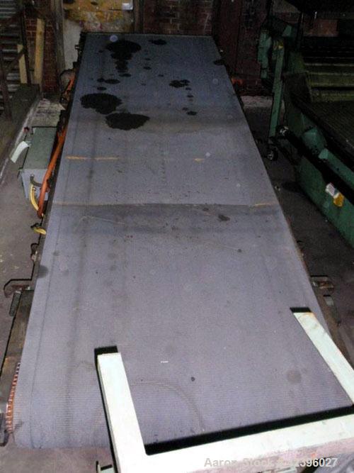 Used Belt Conveyor, Carbon Steel. 48" Wide x 13.5' long belt.