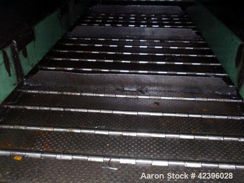 Used Z Style Metal Cleated Belt Conveyor