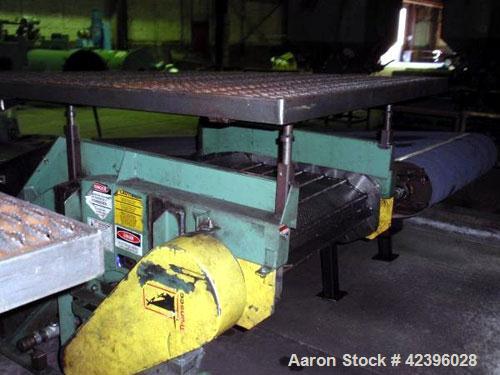 Used Z Style Metal Cleated Belt Conveyor