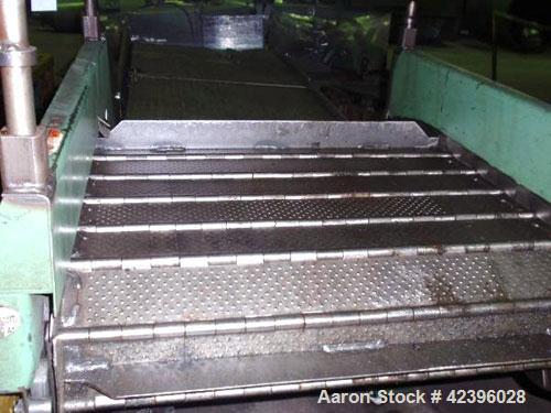 Used Z Style Metal Cleated Belt Conveyor