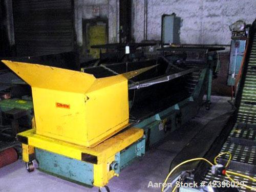 Used Z Style Metal Cleated Belt Conveyor