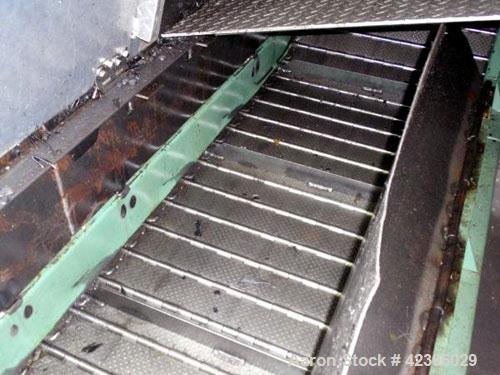 Used Z Style Metal Cleated Belt Conveyor
