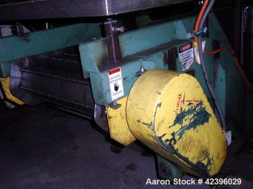 Used Z Style Metal Cleated Belt Conveyor
