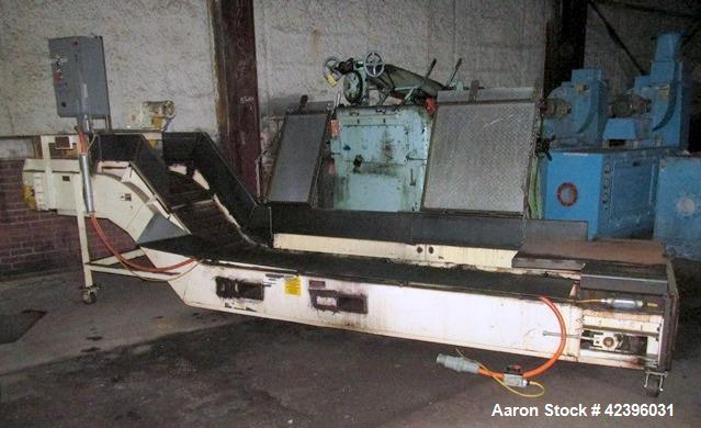Used Transcon Z Style Metal Cleated Belt Conveyor