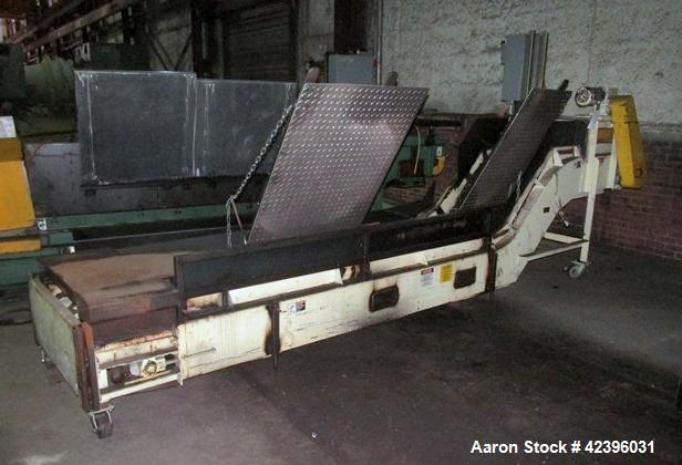 Used Transcon Z Style Metal Cleated Belt Conveyor