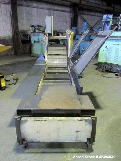 Used Transcon Z Style Metal Cleated Belt Conveyor