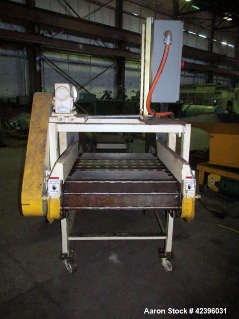 Used Transcon Z Style Metal Cleated Belt Conveyor