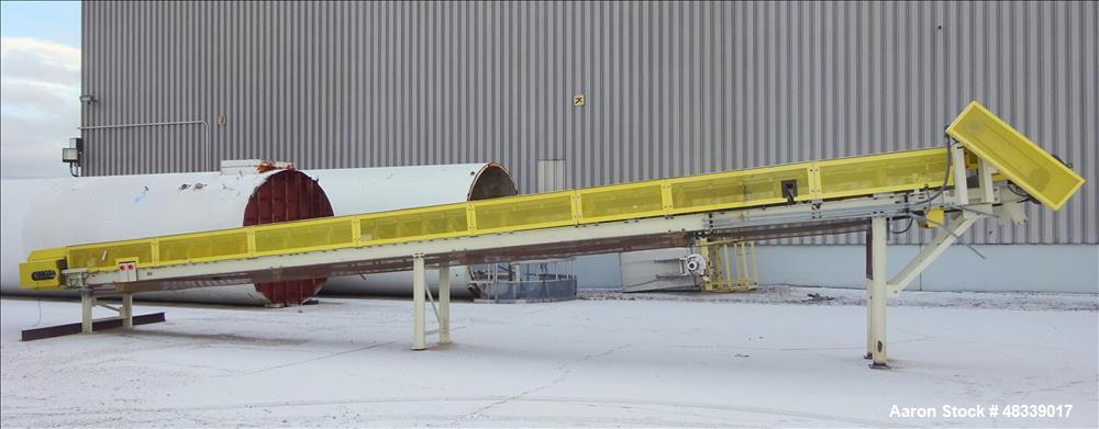 Used Trio Engineered Products Belt Conveyor. Approximate 24" wide x 575" long, rated 700 tons per hour. Driven by a 20hp motor.