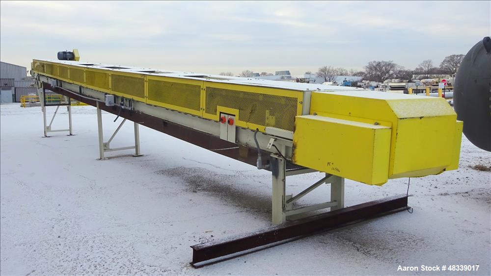 Used Trio Engineered Products Belt Conveyor. Approximate 24" wide x 575" long, rated 700 tons per hour. Driven by a 20hp motor.