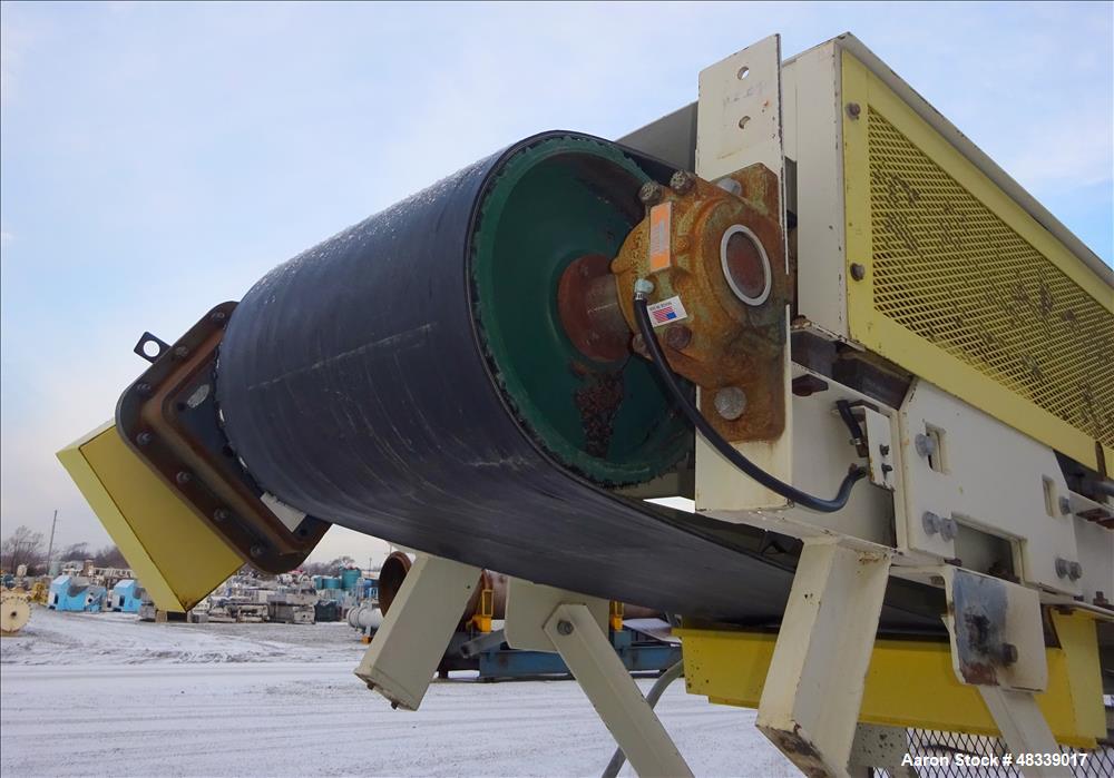 Used Trio Engineered Products Belt Conveyor. Approximate 24" wide x 575" long, rated 700 tons per hour. Driven by a 20hp motor.