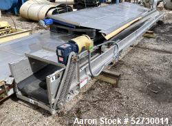 Used- Titan Conveyors Belt Conveyor. Approximate 348" long x 18" wide belt. Driven by a 1hp, 3/60/230/460 volt, 1760rpm moto...